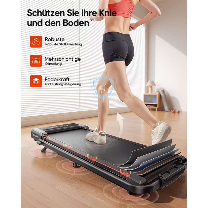Домашня бігова доріжка з нахилом, біговий майданчик 4 в 1, складна бігова доріжка 12 км/год з нахилом, бігова доріжка 2,5 к.с. під стіл для дому та офісу, пульт дистанційного керування та додаток, кнопка вимкнення звуку