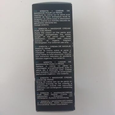 Крем Erekta Plus Erect, сильний підсилювач ерекції, гель для подовження ерекції, крем для чоловічого сексу, більший член, запобігає передчасній еякуляції, 40 мл