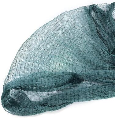 Рибальська сітка-невід 3x20 м з поплавцем та вантажами, тралова сітка з дрібними ячейками 1,5 см для лову риби-мальків, тканина з поліетилену ручного в&39язання, сачок для лову теляти на річку, озеро та пляж.