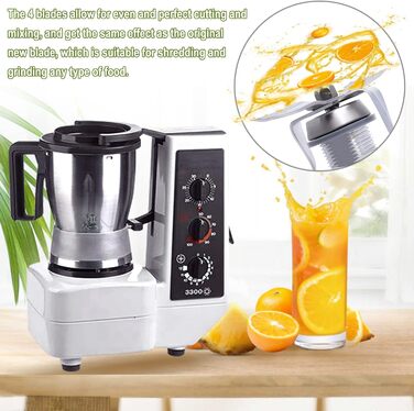 Змінні леза TM3300 сумісні з кухонним комбайном з нержавіючої сталі Vorwerk Thermomix TM3300 з Poweka