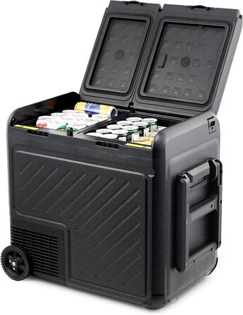 Автомобільний кемпінговий компресор cool box електричний 12/24V 230V автомобільний холодильник двозонний контроль температури доро