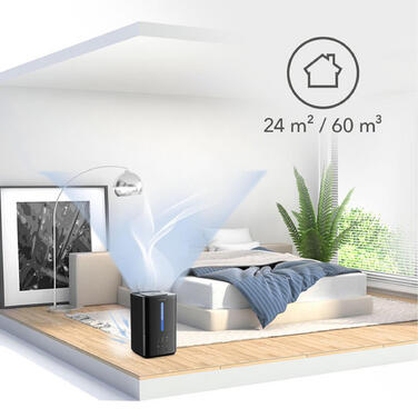 Зволожувач повітря ультразвуковий Trotec B 4 E Black (1160000053)