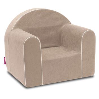 Бадум - Дитяче крісло від 1 року - Дитяче крісло - Міцне, зручне, з пінопласту - зі знімним чохлом, який можна прати - Ідея подарунка, подарунок на 1-й день народження для дівчаток та хлопчиків - Світло-коричневий