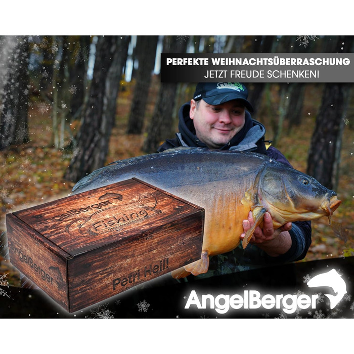 Різдвяна рибальська скринька Angel Berger, подарунок рибалки, різдвяна скринька Petri, подарунок на Різдво, різдвяна скринька 2