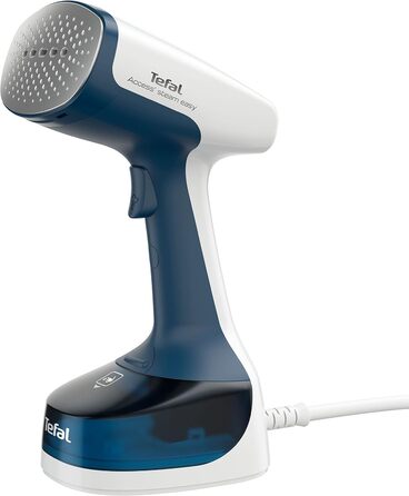 Секунд нагріву 1400 Вт до 25 г/хв. резервуар для води 150 мл 8 хв. відпарювання мережевий кабель 2,6 м різні аксесуари білий/синій