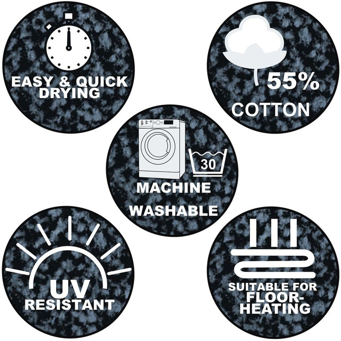 Ваш килимок GEAR Magic Dust Control - абсорбуючий килимок для підлоги, нековзний килимок для дверей, килим, який можна прати, прал