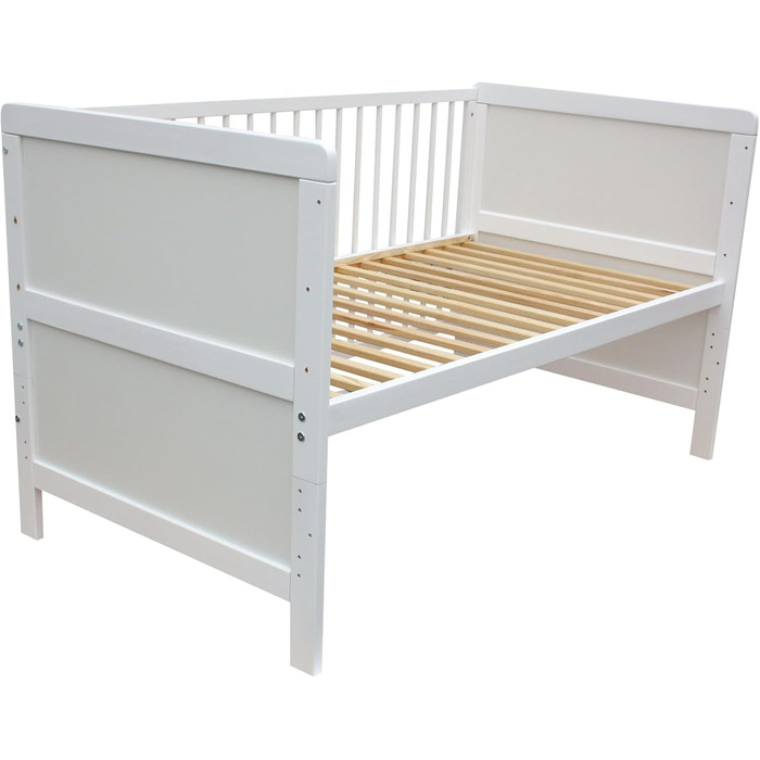 Дитяче ліжко Micoland Junior Bed Side Bed Baby Bed 3-в-1 White