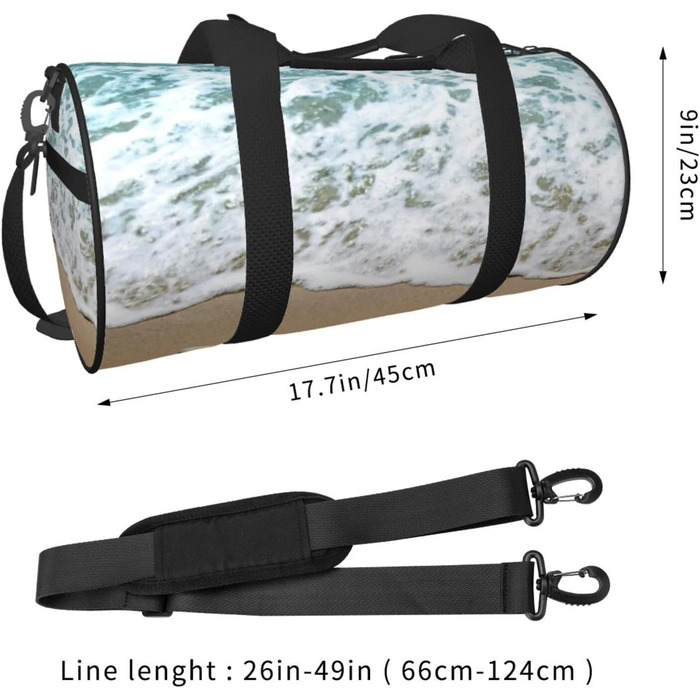 Дорожня сумка-мішок, ідеальна для пляжу, спорту та відпочинку (унісекс)