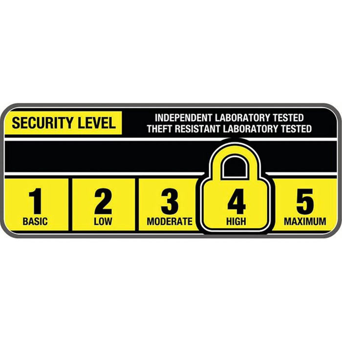 Велосипедний замок U-подібний Kryptonite Combo Standard 12 мм з кодовим замком, протиугінний для велосипедів та скутерів