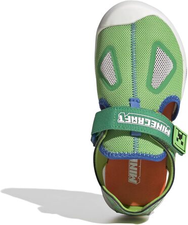 Сандалі Adidas Unisex Kinder Minecraft Terrex Captain Toey 2.0, 35 EU, напівлюцидний, лаймовий, синій, напівімпактний, помаранчевий