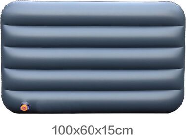 Повітряна подушка матрац для автомобіля, автомобільна повітряна подушка з зазором 100x60x15 см Надувний автомобільний матрац для багажника Автомобільний матрац, кемпінговий матрац для спальні в автомобілі, туристичний надувний матрац, маленьке повітряне л
