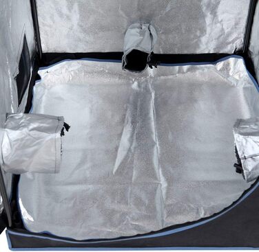 У 8 розмірах - Grow Indoor Box, Grow Tent, Greenhouse, Шафа для вирощування рослин - 80 x 80 x 180 см 80x80x180 см / Чорний