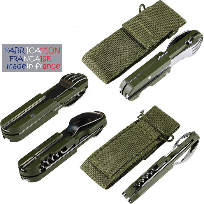 Столові прибори Cao для кемпінгу, включаючи захисний чохол