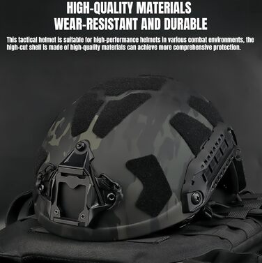 Тактичний стрілецький шолом SF SUPER High Cut Tactical Fast Helmet сірого кольору