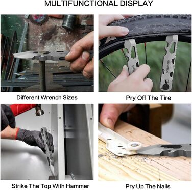 Мультитул Edc Pry Bar 10IN1 з двосторонньою викруткою з храповиком і вічним штифтом, гайкові ключі, ломи, відкривачки для пляшок і