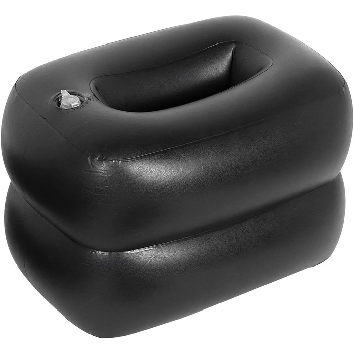 Надувний матрац Ejoyous Car SUV, портативний товстий надувний матрац з повітряним насосом та двома подушками для подорожей, кемпінгу та активного відпочинку на свіжому повітрі 174 x 126 см (чорний)