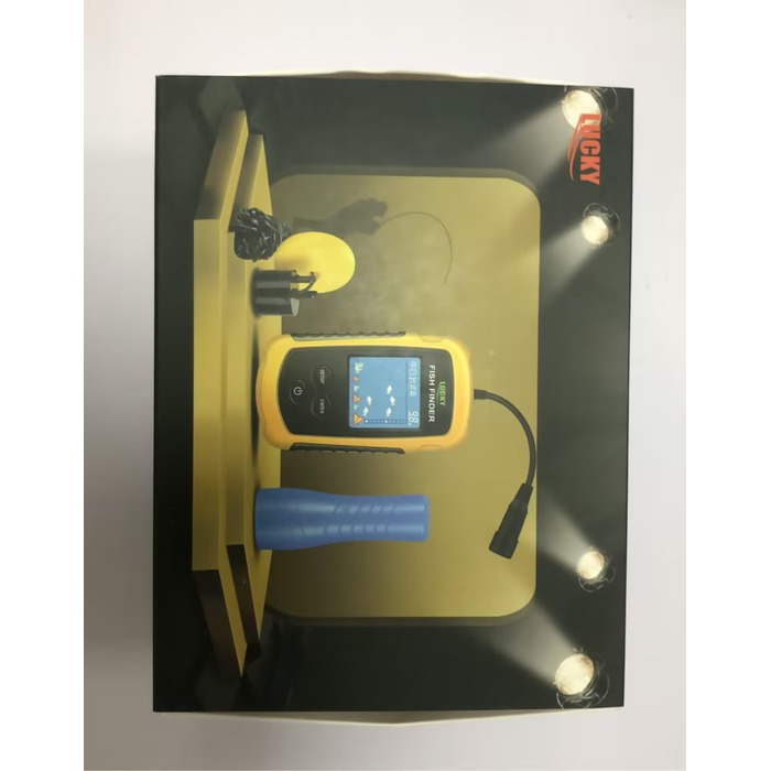 Портативний ехолот Детектор риби Ручний глибиномір для човна Байдарка Каное Понтон Джон Човен Гідроцикл Поплавкові трубки Ехолот для EIS Риболовля Серфінг Риболовля Подарунки для чоловіків