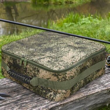 Сумка для рибалки, органайзер для рибальських снастей, органайзер для рибальських снастей із кількома відділеннями - мякий ящик для риболовлі, органайзер для риболовлі для дорожньої сумки, Fishing Adventure