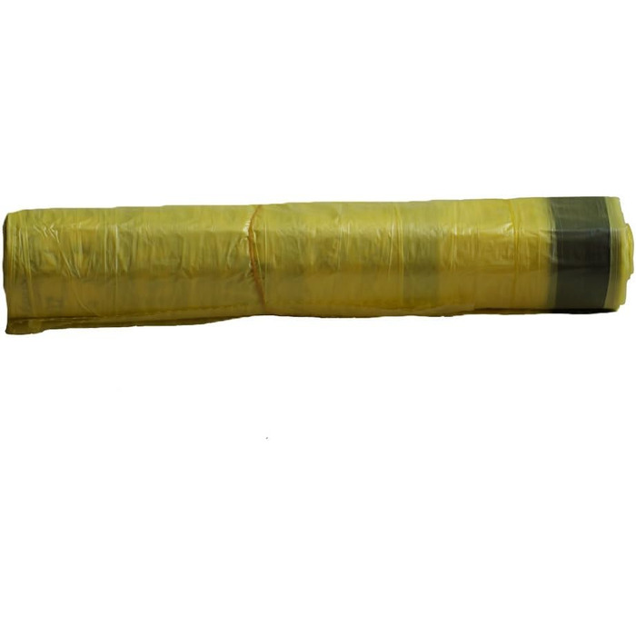 Жовтий пакет одна коробка містить 50 рулонів (650 жовтих пакетів) товщина плівки 15 мкм