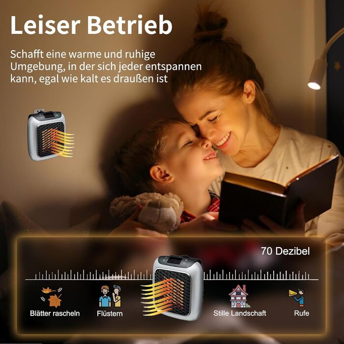 Підключаємий обігрівач Wellheater, міні-обігрівач для колодязів миттєво зігрійте свій дім, ідеальне рішення для затишного тепла в холодні дні