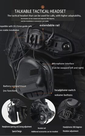 Тактичний шолом для зовнішніх ігор CS, комплект шоломів швидкого захисту у військовому стилі з маскою для страйкболу, окуляри для пейнтболу, тактична гарнітура, телескопічна модель армійського військового стилю CS Game Set