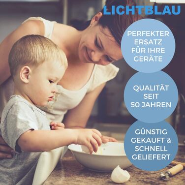 Світло-блакитний вінчик 653471 для ручного міксера Bosch I Змінний вінчик підходить для, наприклад, MFQ30, MFQ35, MFQ4, MQ95, MQ96, I Вінчик Bosch з 4 проводами, I 2502 Аксесуари Кухонний комбайн Bosch