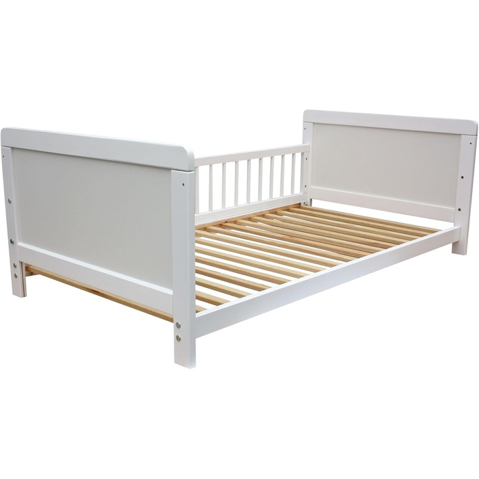 Дитяче ліжко Micoland Junior Bed Side Bed Baby Bed 3-в-1 White