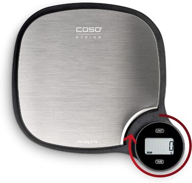 Дизайнерські кухонні ваги, цифрові кухонні ваги, використання без батарейок завдяки кінетичній енергії, екологічно чисті та стійкі