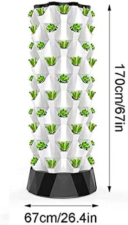 Для трав, фруктів і овочів із зволожуючим насосом, таймером, адаптером, грядкою для посіву та сітками, 8 поверхів