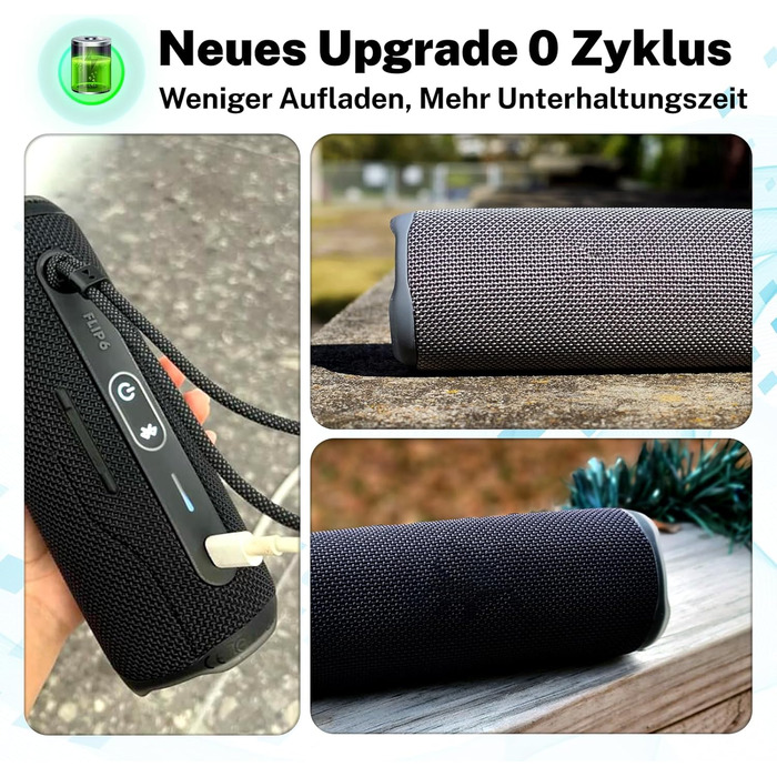 Замінний акумулятор ємністю 8500 мАг для JBL Flip 6, номер деталі GSP-1S2P-F6D, 2025. Високоємний акумулятор 3,6 В для Bluetooth-колонки Flip 6.