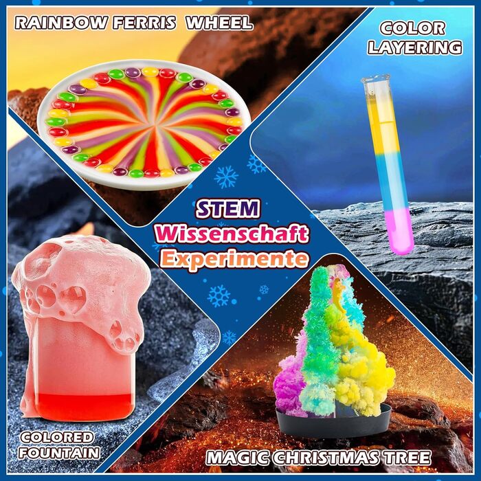 Адвент-календар Sakmilu 2025 Експерименти для дітей, 24 наукові пригоди