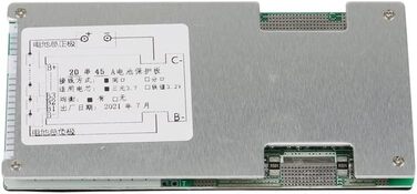 Акумулятор BMS захисна плата друкованої плати з балансиром, 20 S 72 V 45 A Li-Ion Lithium 18650