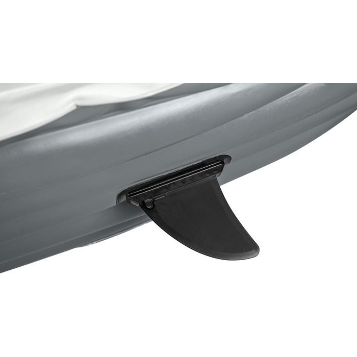 Каяк Hydro-Force Rapid Elite для 2 осіб Надувний човен з ручним насосом, веслами, сидіннями, ластами та сумкою для зберігання, двомісний Graue Sitze