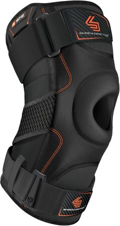 Наколінник Shock Doctor Knee Brace Колінний бандаж з подвійними шарнірами XL Black