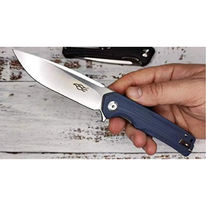 Кишеньковий ніж Ganzo Firebird FH91-GY Сталеве лезо D2 Ергономічна протиковзка ручка G10 з кліпсою Кемпінг Риболовля Полювання Спо