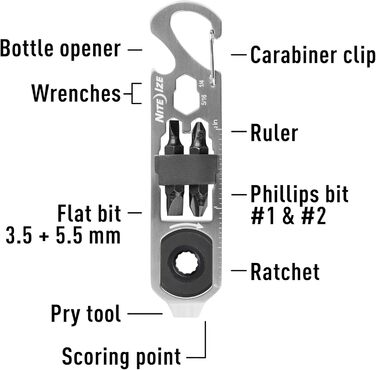 Храповик Nite Ize DoohicKey Ratchet Tool Храповик Nite Ize DoohicKey