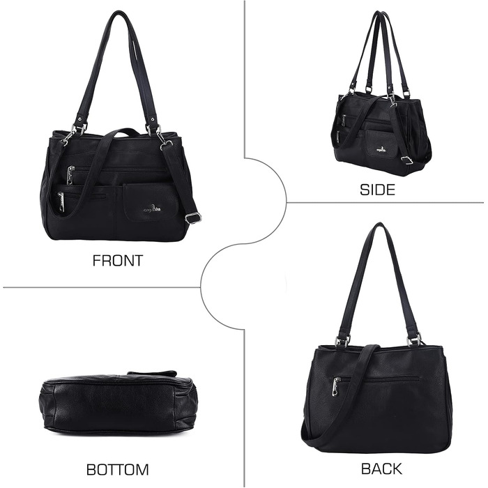 Сумка для поцілунку ангела Шкіряна жіноча сумка через плече Сумка сумки Водонепроникний тотализатор Сумка з багатофункціональною р