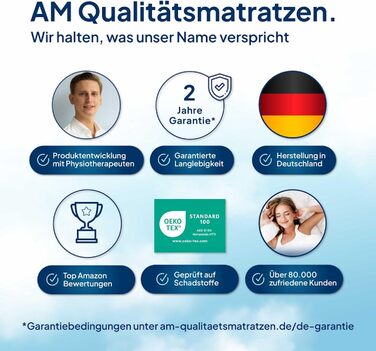 Пухова подушка 80x80 - Зроблено в Німеччині, 3-камерна подушка 80x80 см - зовнішня камера зі 100 пуху - пір&39яна подушка 80 x 80 см, підходить для алергіків - подушка 80x80, наповнювач з пуху та пера, 80 x 80 см