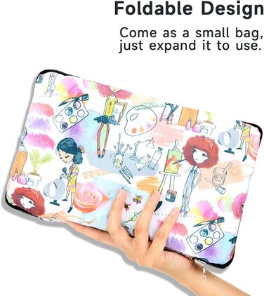 Велика складна дорожня сумка Arxus Носіть дорожню сумку поверх багажу на вихідних за допомогою плечового ременя. Дівчата малюють.