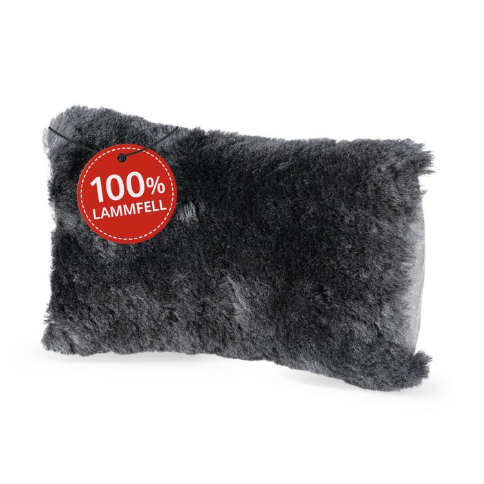 Підтримка шиї Walser з овечої шкіри Mila, подушка для шиї в автомобіль виготовлена зі 100 овечої шкіри, подушка для шиї в автомобіль, дорожня подушка для шиї, дорожня подушка, подушка для подорожей у літаку, подушка для літака, чорна підтримка шиї