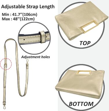 Жіноча сумка-клатч Milisente, елегантна вечірня сумка з ручкою, сумка через плече для весілля, золота