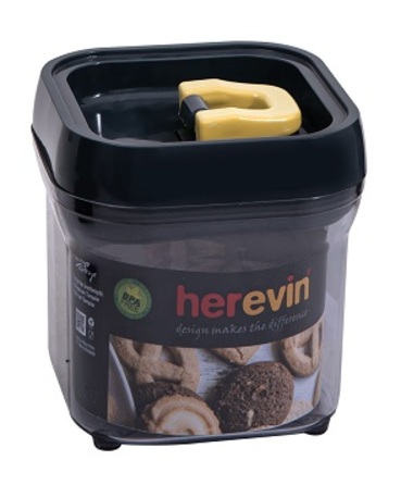 Контейнер Herevin Black and Yelow 0.7 л (161201-582) (6989304)