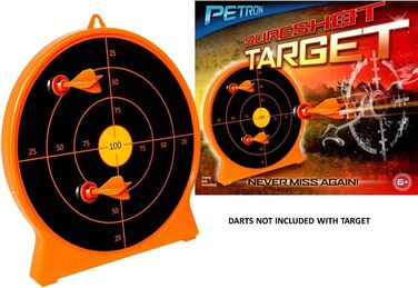 Дитячий арбалет Petron SURESHOT Combo Pack з мішенню, помаранчевий/чорний (1 комплект)