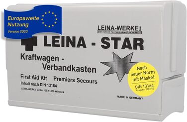 Аптечка першої допомоги DIN 13164 B з рятувальною ковдрою, 73600