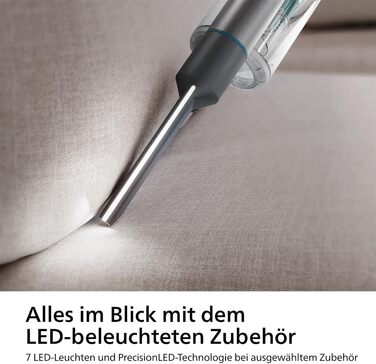 Акумуляторний пилосос 8000 серії Aqua Plus, пилосос та миття, PowerCyclone 12, час роботи до 80 хв, точна світлодіодна насадка, ци