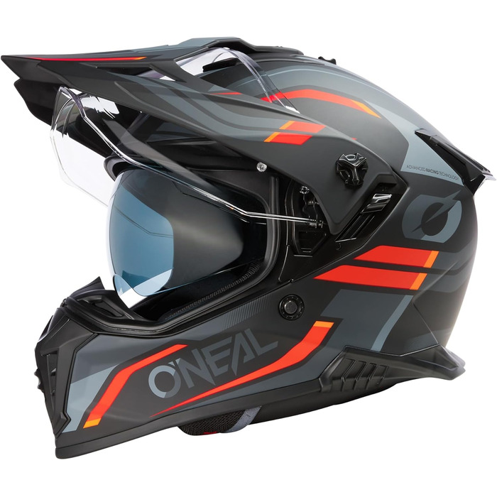 Шолом O&39NEAL A-SRS SOLID Чорний M Чорний/Сірий/Червоний