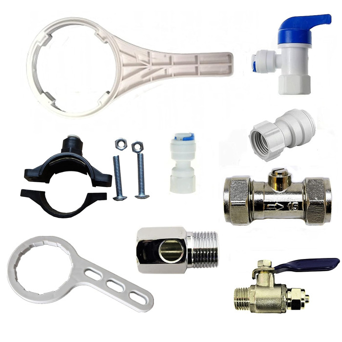 Система зворотного осмосу Finerfilters для питної води під раковиною (50GPD) для дому, видаляє до 99 забруднень для отримання найкращої питної води (5-ступенева)