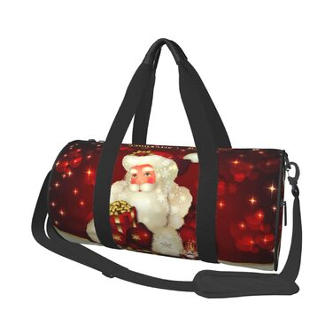 Яскрава дорожня сумка з написом З Різдвом, спортивна сумка для чоловіків та жінок, сумка-мішок, спортивна сумка