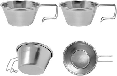 Корозійностійка кружка для активного відпочинку, 50 мл, безпечна для харчових продуктів, текстура з нержавіючої сталі, кава, підходить для гір та екскурсій, кава для походів