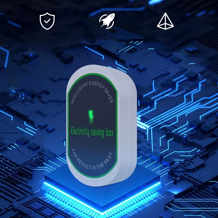 Енергозберігаючий пристрій Енергозберігаюча розетка Professional power saving box Стабілізатор напруги 90В-250В редуктор струму з коробкою